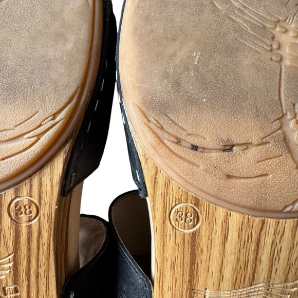 Dansko - Lucia Stylish Black Strappy Clogs Sz 38 - Picture 10 of 13